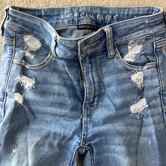 American eagle ripped jeans, high waist - Picture 2 of 4